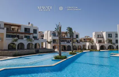 شاليه - 2 غرف نوم - 2 حمامات للبيع في مكادي هايتس - مكادي اوراسكوم - مكادي - الغردقة - محافظة البحر الاحمر