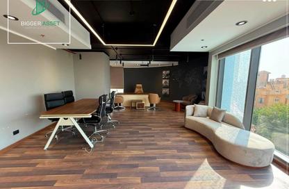 Office Space - Studio - 4 Bathrooms for rent in American University Housing District - 5th Settlement Compounds - The 5th Settlement - New Cairo City - Cairo
