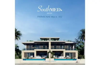 Twin House - 3 Bedrooms - 3 Bathrooms for sale in South Med - Qesm Ad Dabaah - North Coast