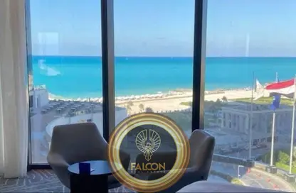 شاليه - غرفة نوم - 1 حمام للبيع في نورث ايدج تاورز - مدينة العلمين الجديدة - العلمين - الساحل الشمالي