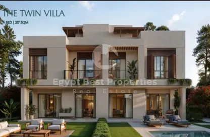 منزل مزدوج - 4 غرف نوم - 4 حمامات للبيع في سوديك ايست - الحي السادس - هليوبوليس الجديدة - القاهرة