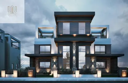 Twin House - 4 Bedrooms - 5 Bathrooms for sale in New Giza - Cairo Alexandria Desert Road - 6 October City - Giza