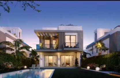 Twin House - 4 Bedrooms - 3 Bathrooms for sale in Waslet Dahshur Road - Green Belt - 6 October City - Giza