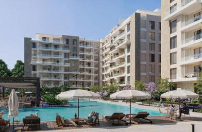 Apartment - 1 Bedroom - 2 Bathrooms for sale in El Patio Riva - The 6th Settlement - New Cairo City - Cairo
