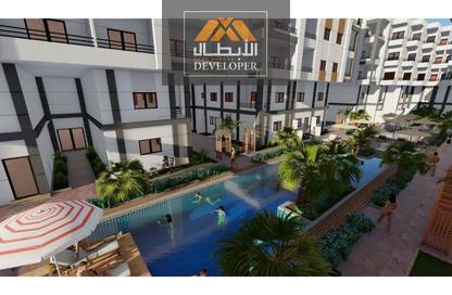 Apartment - 3 Bedrooms - 1 Bathroom for sale in Al Ahyaa District - Hurghada - Red Sea
