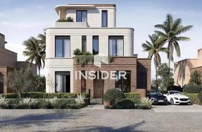 Townhouse - 4 - 4 for sale in Crescent Walk - 5th Settlement Compounds - The 5th Settlement - New Cairo City - Cairo
