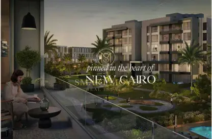 شقة - 2 غرف نوم - 2 حمامات للبيع في أفلين - المستثمرين الشمالية - مدينة القاهرة الجديدة - القاهرة