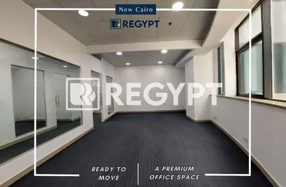 Office Space - Studio - 3 Bathrooms for rent in V90 - North Teseen St. - The 5th Settlement - New Cairo City - Cairo