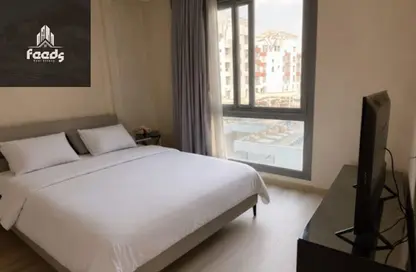 Apartment - 1 Bedroom - 2 Bathrooms for rent in Aljazi Marriott Residences - Mohamed Naguib Axis - North Investors Area - New Cairo City - Cairo