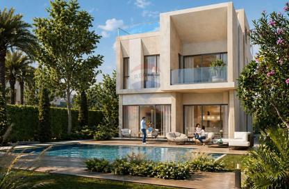 Villa - 4 Bedrooms - 3 Bathrooms for sale in Cairo Gate - Sheikh Zayed Compounds - Sheikh Zayed City - Giza