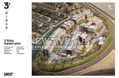 Office Space - 7+ Bedrooms - 3 Bathrooms for sale in Three Sixty - 5th Settlement Compounds - The 5th Settlement - New Cairo City - Cairo