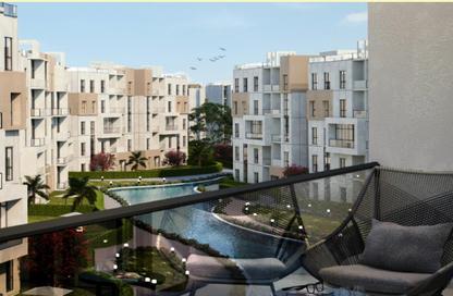 Apartment - 1 Bedroom - 1 Bathroom for sale in Aqmar - Al Wahat Road - 6 October City - Giza