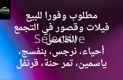 فيلا - 8 غرف نوم - 8 حمامات للبيع في النرجس 2 - النرجس - مدينة القاهرة الجديدة - القاهرة