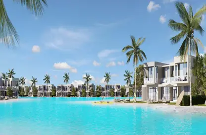 Chalet - 2 Bedrooms - 2 Bathrooms for sale in Azha North - Ras Al Hekma - North Coast