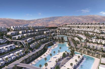 Townhouse - 3 - 2 for sale in IL Monte Galala - Al Ain Al Sokhna - Suez