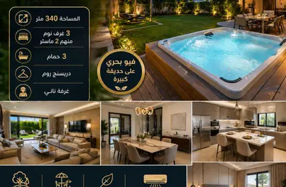 Apartment - 3 Bedrooms - 3 Bathrooms for rent in Al Shouyfat - 5th Settlement Compounds - The 5th Settlement - New Cairo City - Cairo