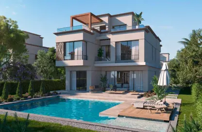 فيلا - 3 غرف نوم - 3 حمامات للبيع في بالم هيلز بالم باركس - وصلة دهشور الجنوبية - مدينة 6 أكتوبر - الجيزة