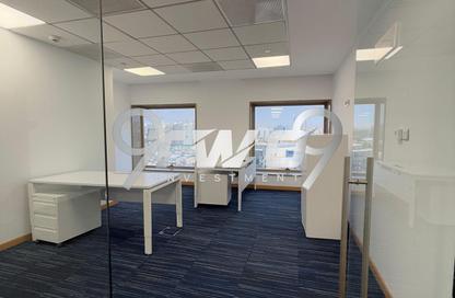 Office Space - Studio - 2 Bathrooms for rent in Bank Center Street - South Teseen St. - The 5th Settlement - New Cairo City - Cairo