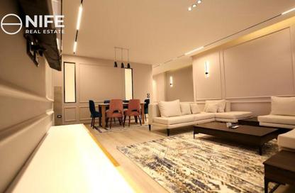 Apartment - 1 - 1 for rent in Palm Hills Village Gate - South Investors Area - New Cairo City - Cairo