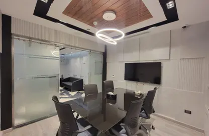 Office Space - 3 Bedrooms - 1 Bathroom for rent in Bank Center Street - South Teseen St. - The 5th Settlement - New Cairo City - Cairo