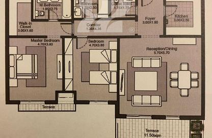 Apartment - 2 Bedrooms - 3 Bathrooms for sale in Eastown - 5th Settlement Compounds - The 5th Settlement - New Cairo City - Cairo