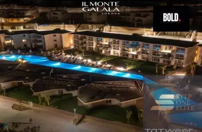 Chalet - 2 Bedrooms - 2 Bathrooms for sale in IL Monte Galala - Al Ain Al Sokhna - Suez