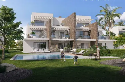 Chalet - 2 Bedrooms - 2 Bathrooms for sale in Beit Al Bahr - Sidi Heneish - North Coast