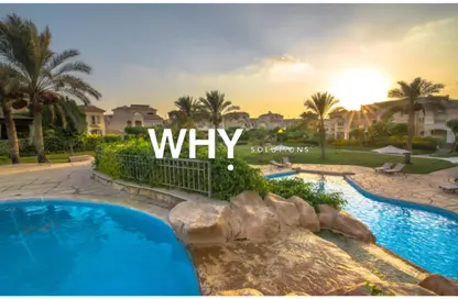 Twin House - 4 Bedrooms - 4 Bathrooms for sale in Al Patio 2 - North Investors Area - New Cairo City - Cairo