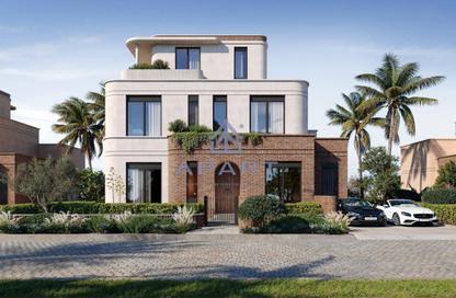 Villa - 4 - 5 for sale in Crescent Walk - 5th Settlement Compounds - The 5th Settlement - New Cairo City - Cairo