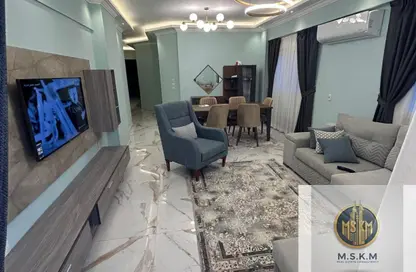 شقة - 3 غرف نوم - 2 حمامات للايجار في اللوتس الجنوبي - حى اللوتس - مدينة القاهرة الجديدة - القاهرة