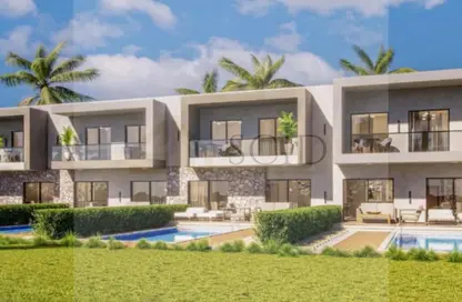 تاون هاوس - 4 غرف نوم - 4 حمامات للبيع في دوس - قسم الضبعة - الساحل الشمالي