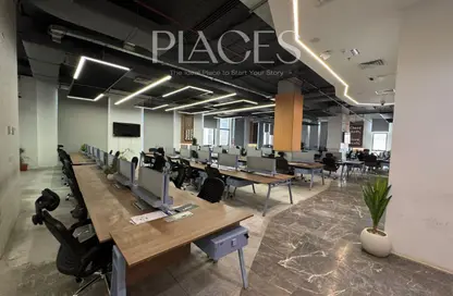 Office Space - 7 Bedrooms - 4 Bathrooms for rent in North Rehab - New Cairo City - Cairo