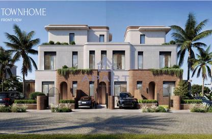 Townhouse - 3 - 4 for sale in Crescent Walk - 5th Settlement Compounds - The 5th Settlement - New Cairo City - Cairo