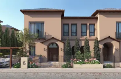 Twin House - 4 Bedrooms - 3 Bathrooms for sale in Village West - Sheikh Zayed Compounds - Sheikh Zayed City - Giza