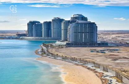 Chalet - 1 Bedroom - 1 Bathroom for sale in North Edge Towers - New Alamein City - Al Alamein - North Coast