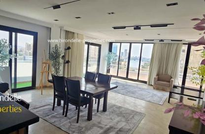 Apartment - 3 Bedrooms - 3 Bathrooms for rent in Ahmed Heshmat St. - Zamalek - Cairo