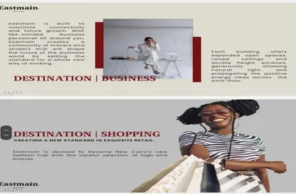 Office Space - 1 Bedroom - 1 Bathroom for rent in Eastmain New Cairo - 5th Settlement Compounds - The 5th Settlement - New Cairo City - Cairo