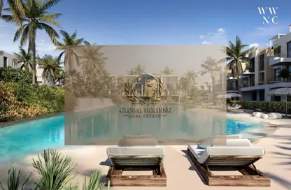 شاليه - 2 غرف نوم - 3 حمامات للبيع في ذا واتر واي - قسم الضبعة - الساحل الشمالي