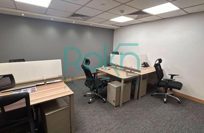Office Space - Studio - 2 Bathrooms for rent in Centrada Plaza - Juhayna Square - 6 October City - Giza
