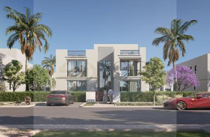 Townhouse - 4 Bedrooms - 4 Bathrooms for sale in Key Of Greens - New Zayed City - Sheikh Zayed City - Giza