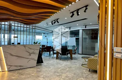 Office Space - 6 Bedrooms - 4 Bathrooms for rent in North Plus Mall - North Teseen St. - The 5th Settlement - New Cairo City - Cairo