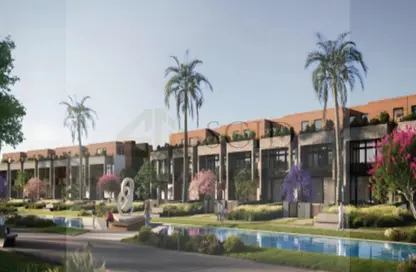 تاون هاوس - 3 غرف نوم - 3 حمامات للبيع في أو ويست - كمبوندات 6 أكتوبر - مدينة 6 أكتوبر - الجيزة