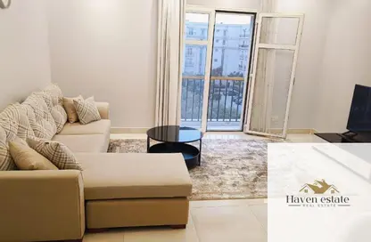 Apartment - 1 Bedroom - 2 Bathrooms for rent in Garden Residence - Hyde Park - New Cairo City - Cairo