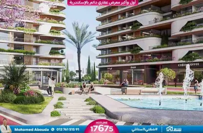 Apartment - 2 Bedrooms - 2 Bathrooms for sale in The One - Smouha - Hay Sharq - Alexandria