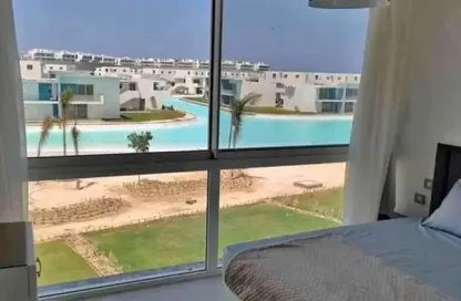 شاليه - 2 غرف نوم - 2 حمامات للبيع في ازها الساحل الشمالي - راس الحكمة - الساحل الشمالي