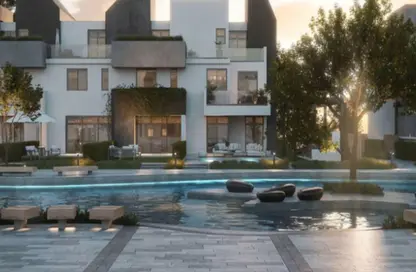 تاون هاوس - 4 غرف نوم - 3 حمامات للبيع في ريفرز - مدينة زايد الجديدة - الشيخ زايد - الجيزة