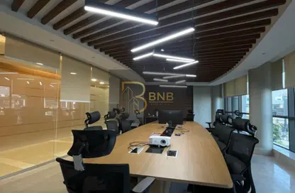 Office Space - 7+ Bedrooms - 3 Bathrooms for rent in Bank Center Street - South Teseen St. - The 5th Settlement - New Cairo City - Cairo