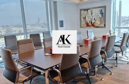 Office Space - 6 Bedrooms - 2 Bathrooms for rent in Bank Center Street - South Teseen St. - The 5th Settlement - New Cairo City - Cairo