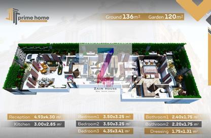 Apartment - 3 Bedrooms - 2 Bathrooms for sale in Bait Alwatan - The 5th Settlement - New Cairo City - Cairo