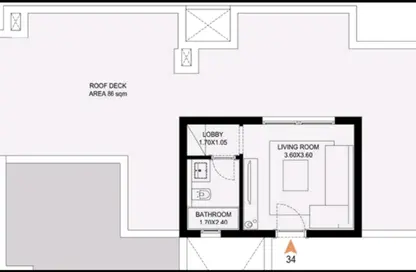 Roof - Studio - 1 Bathroom for rent in O West - 6 October Compounds - 6 October City - Giza